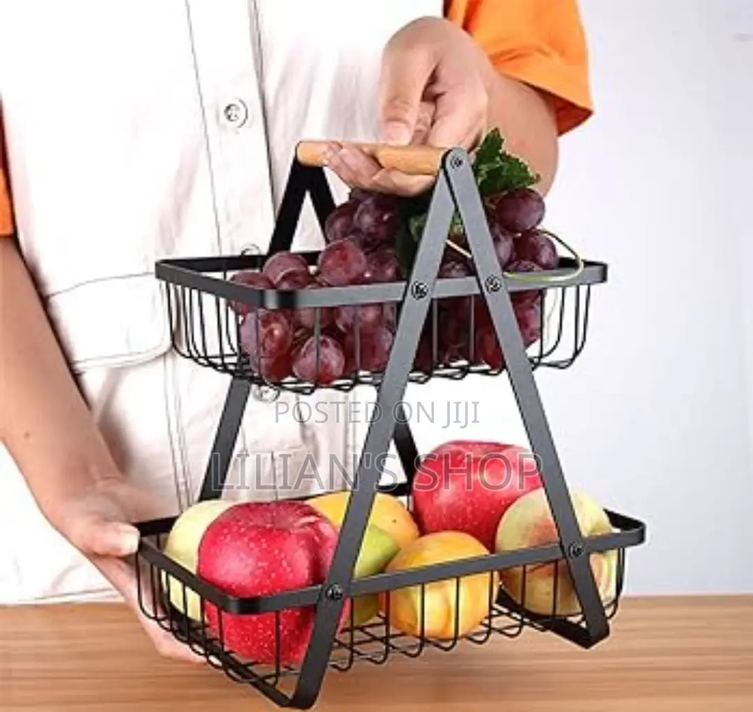 2 Tier Shelves Fruit Tray