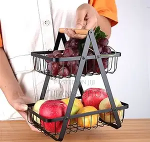 2 Tier Shelves Fruit Tray