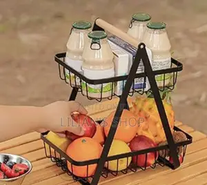 2 Tier Shelves Fruit Tray