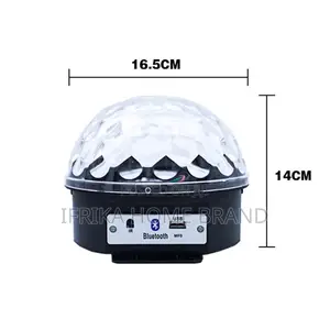 RGB LED Disco Ball Light Bluetooth Music Stage Light Remote