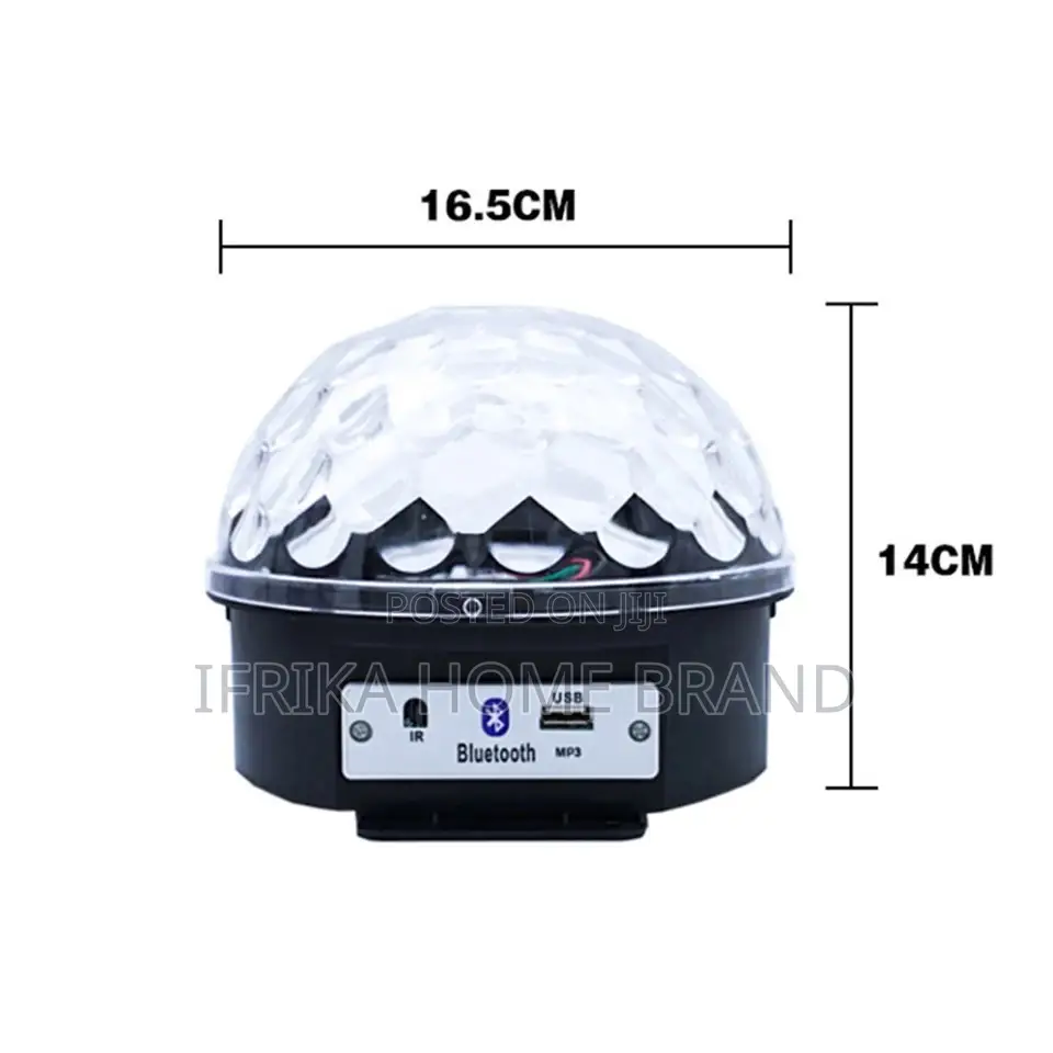 RGB LED Disco Ball Light Bluetooth Music Stage Light Remote