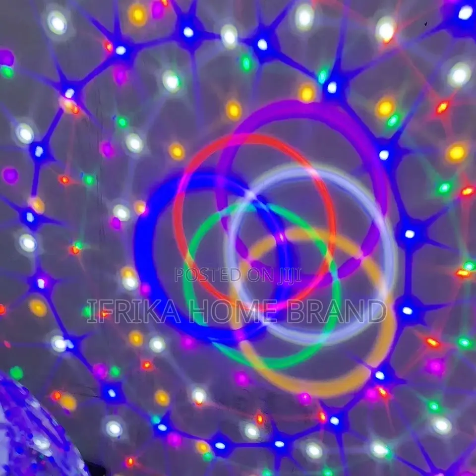 RGB LED Disco Ball Light Bluetooth Music Stage Light Remote