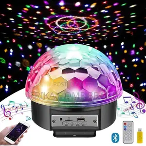 RGB LED Disco Ball Light Bluetooth Music Stage Light Remote