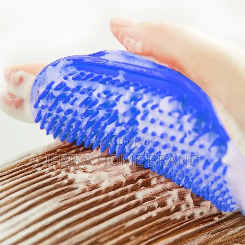 Soft Rubber Dog Brush Comb Cat Bath Brush Rubber Cat Dog