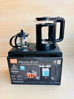 2 in 1 RAF Water Kettle and Tea Glass Kettles