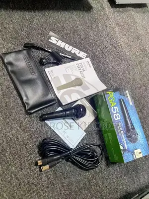 Full Pack Shure PGA-58 Dynamic Performance Wired Microphone