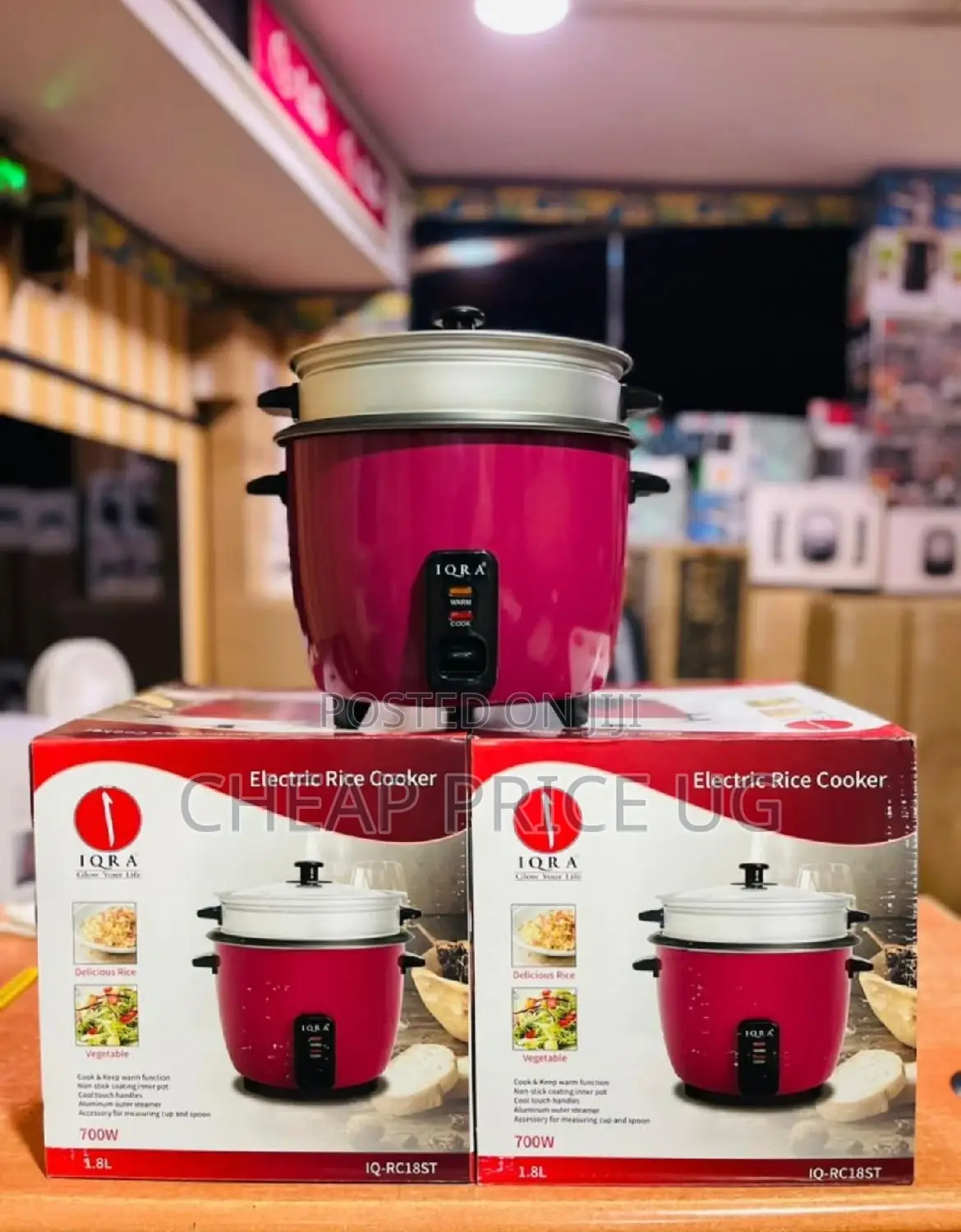 1.8 Litres IQRA Rice Cooker From Dubai