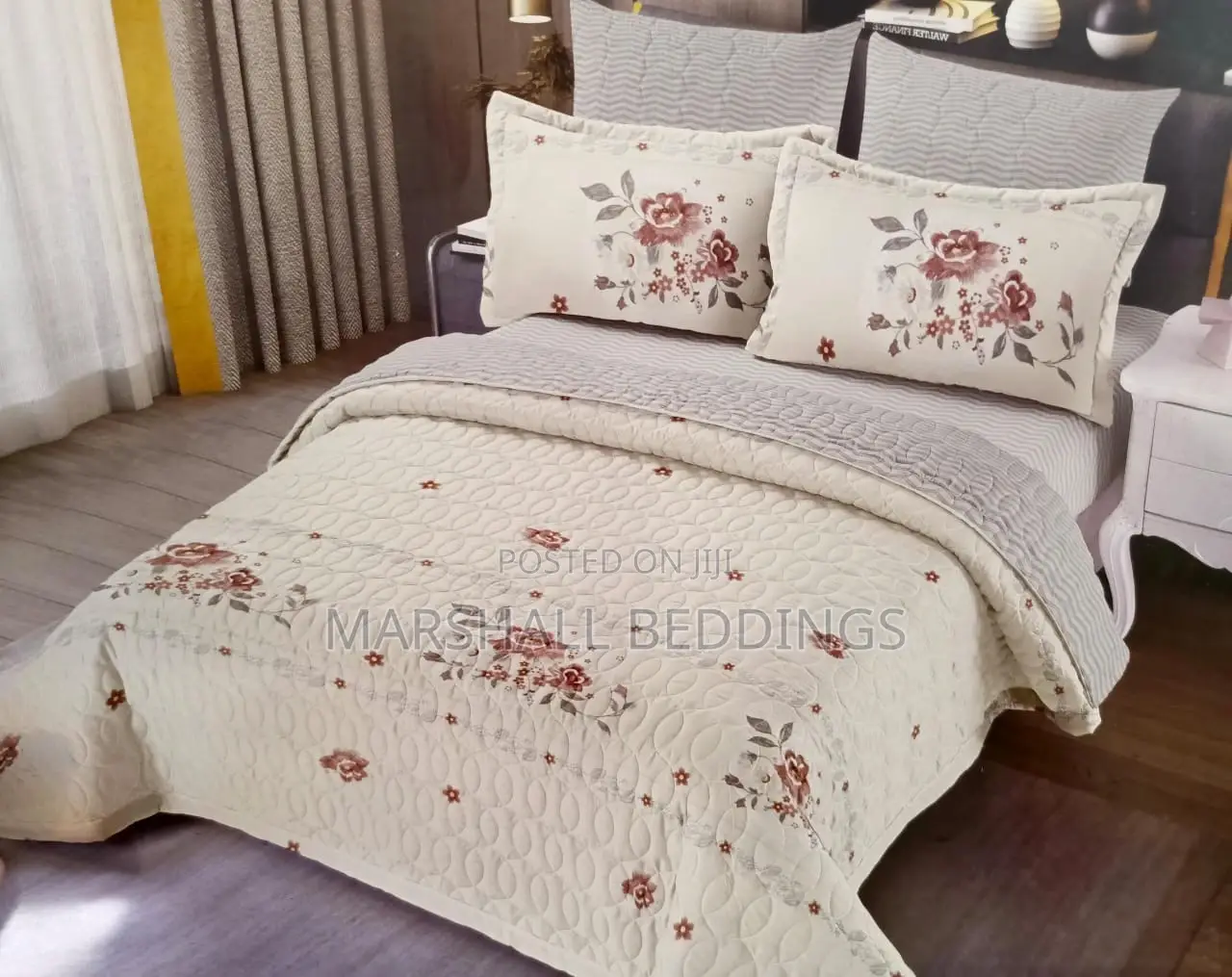 7x7 Super Cotton Bedspreads Set-Pics in Advert