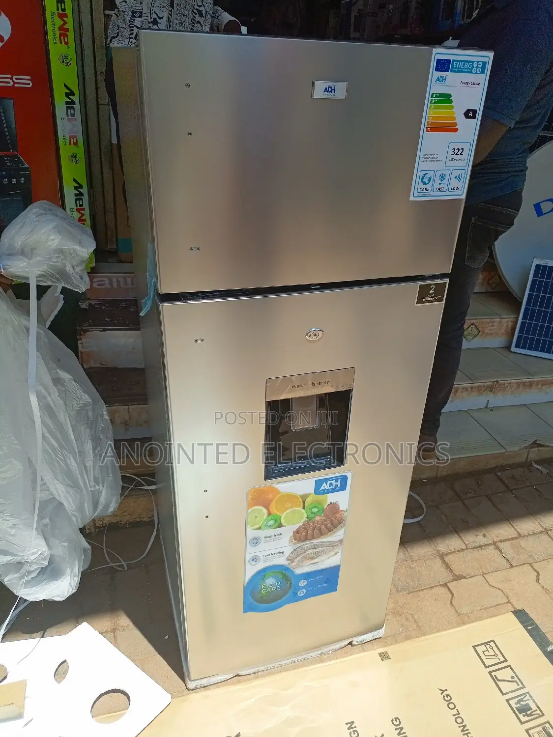 Adh Double Door Fridge With a Dispenser