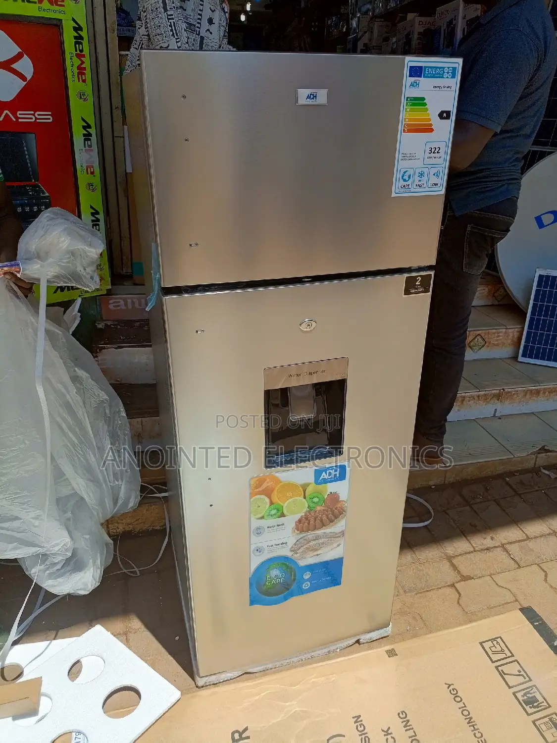 Adh Double Door Fridge With a Dispenser