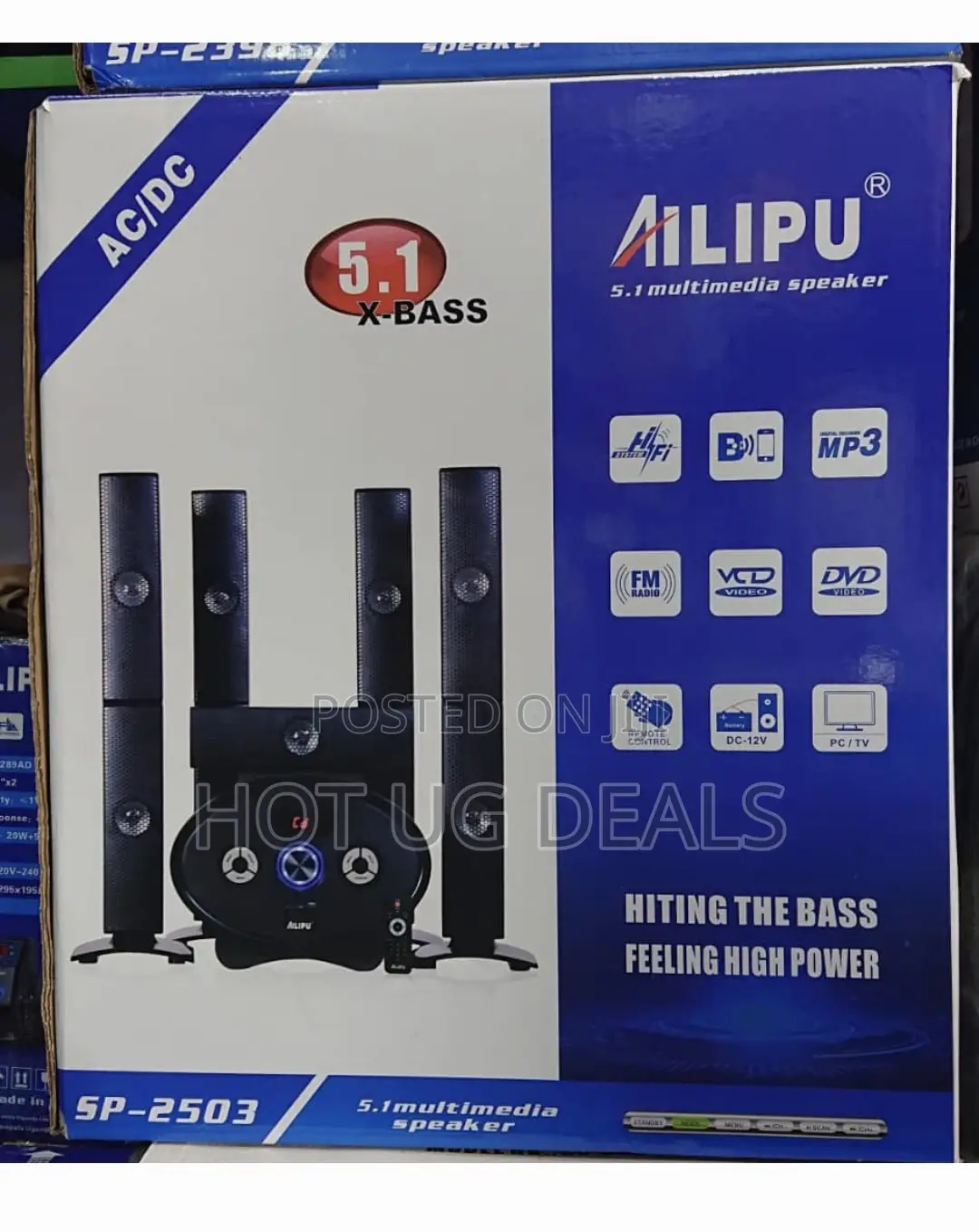 Sp 2503 Ailipu 5.1 Multimedia Home Theatre Speaker With Base Stereo