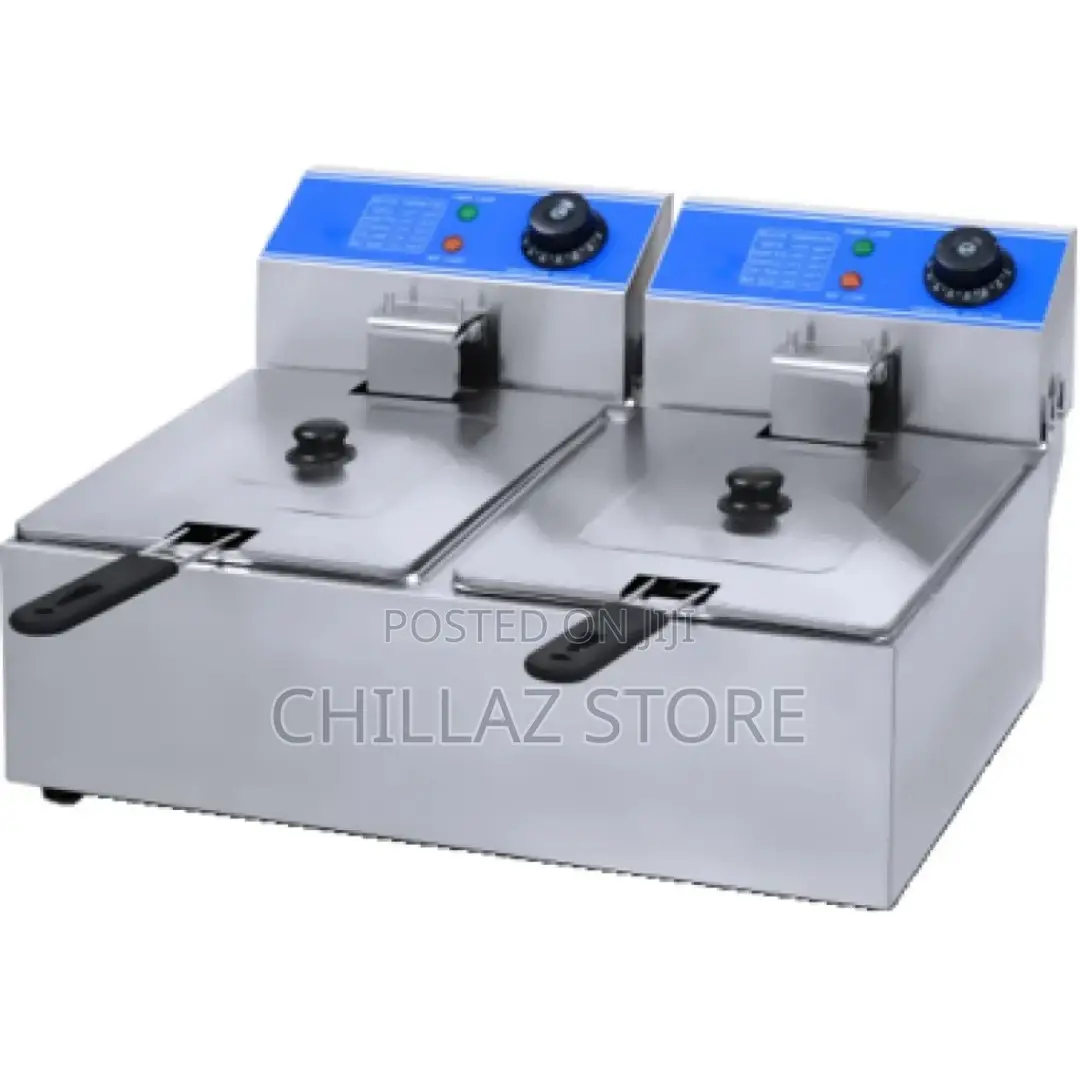 ADH 2-Tank 2-Basket 12lcommercial Double Electric Deep Fryer