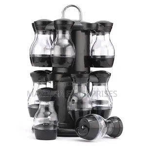 360°Rotating Kitchen Coffee,Sugar and Spices Storage Rack