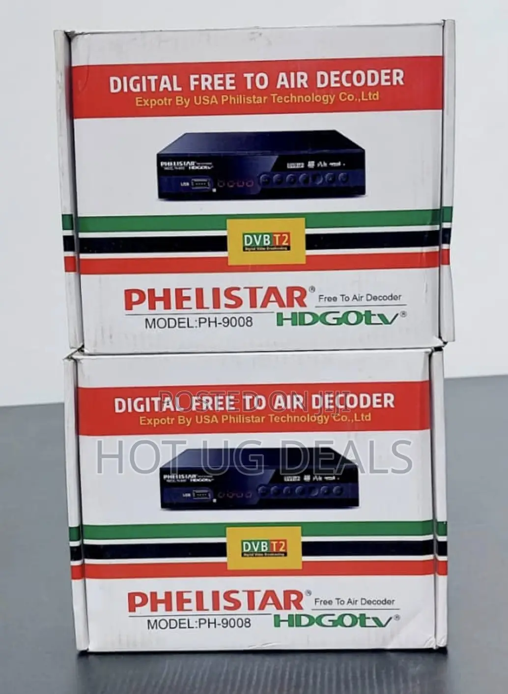 Phelistar Digital Free to Air Decoder With Hdmi Port-Black
