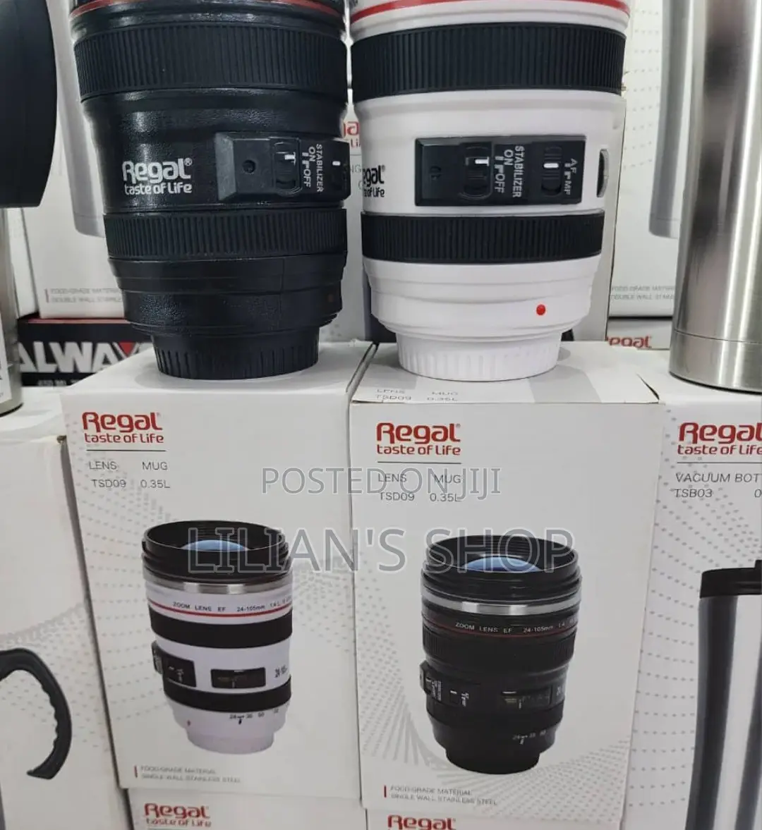 Regal Camera Lens Mug