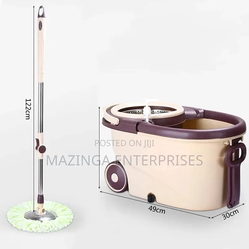 360° Rotating Detachable Dual Drive Spin Mop Bucket