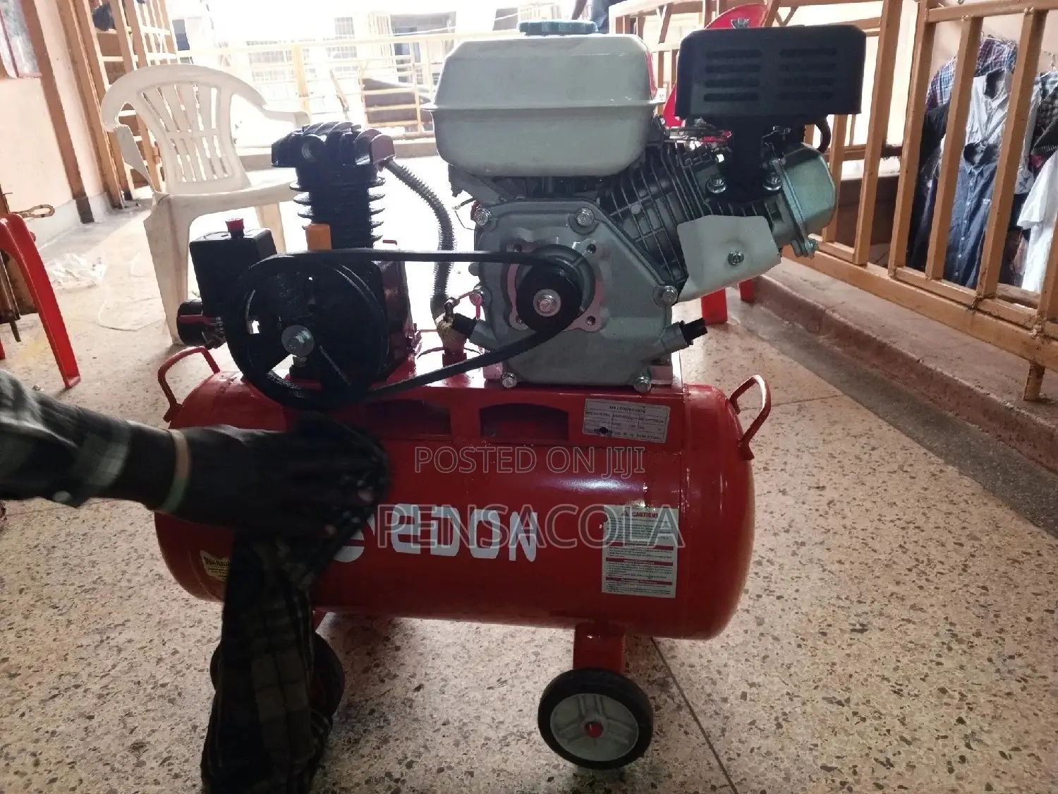 50 Liters Air Compressor Belt Petrol