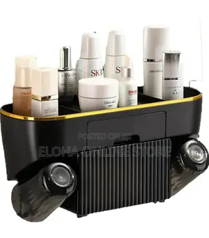 Multifunctional Wall-Mounted Toothbrush Holder With a Drawer