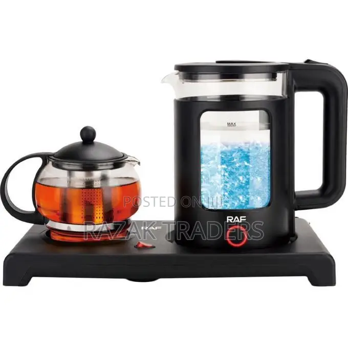 RAF 2 Liters Electric Kettle With Turkish Glass Teapot
