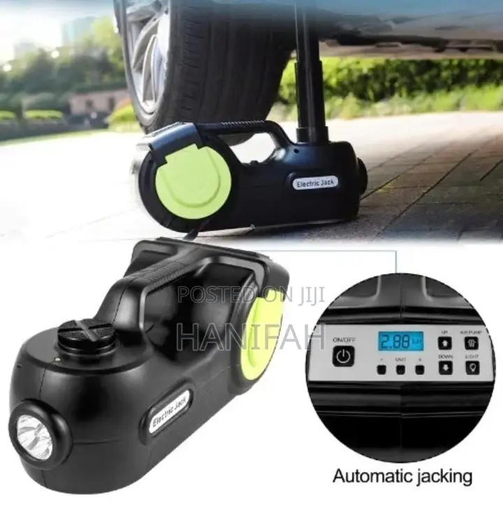 4 in 1 Electric Car Jack / Hydraulic Jack Tire Compressor