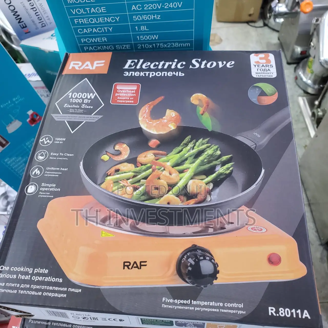 Raf 1000w Electric Stove.