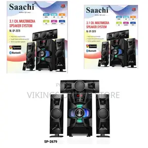 Photo - Saachi 3.1ch10000watts Ac/Dc Fm/Bt/Usb Sub Woofer - Black