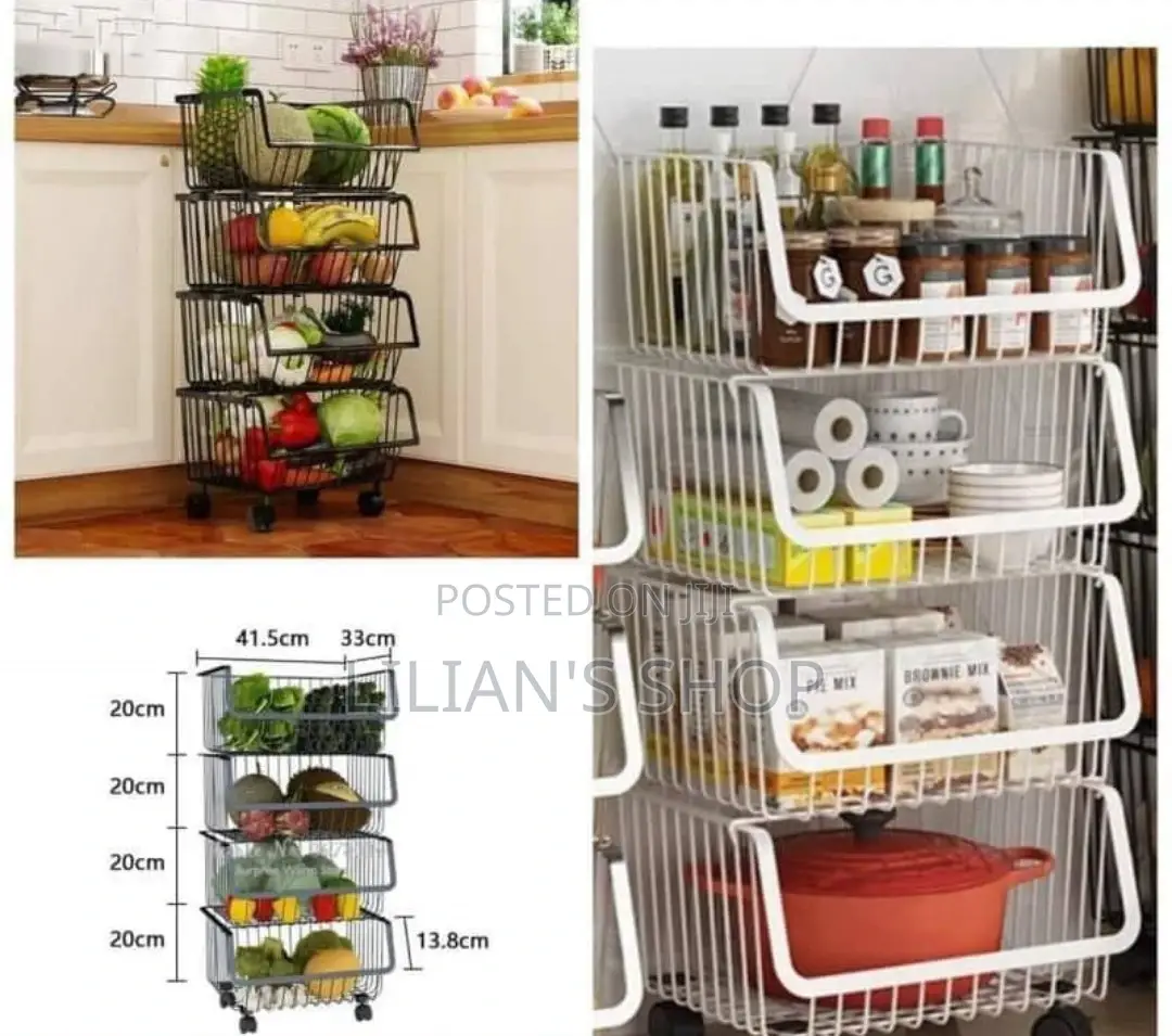 4 Tier Vegetable Fruit Organizer