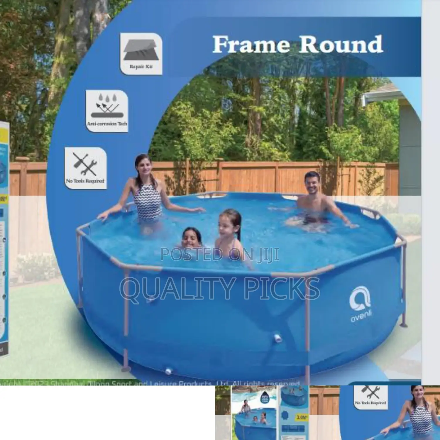 Frame Round Swimming Pool