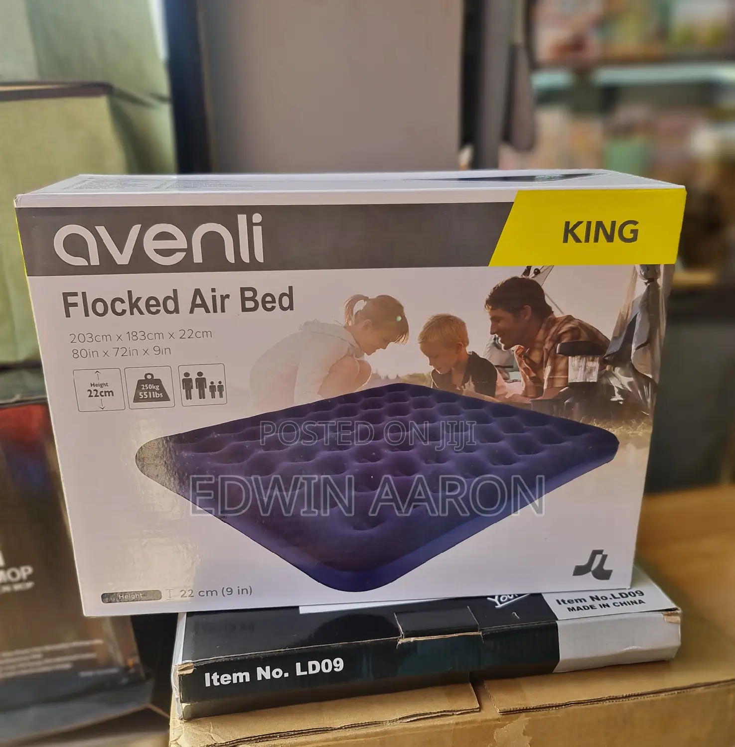 Avenli Flocked Air Mattress 6x6 (King Size)