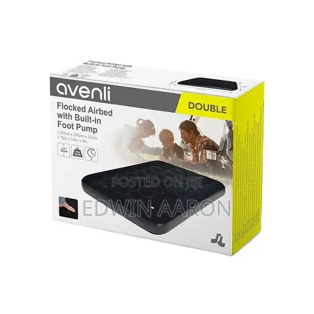 Avenli Flocked Air Matress 4x6 (Double Size)