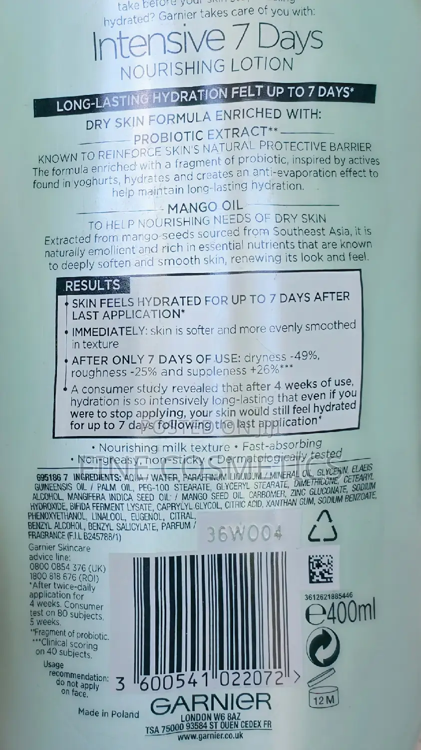 GARNIER BODY LOTIONS | Repair and Restoring + Nourishing.