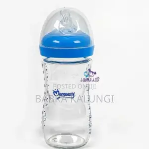 Momeasy Glass Bottle 240ml _ Blue