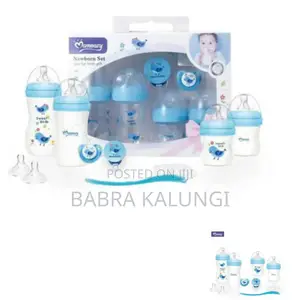 Momeasy Baby Feeding Bottle Set _ Blue