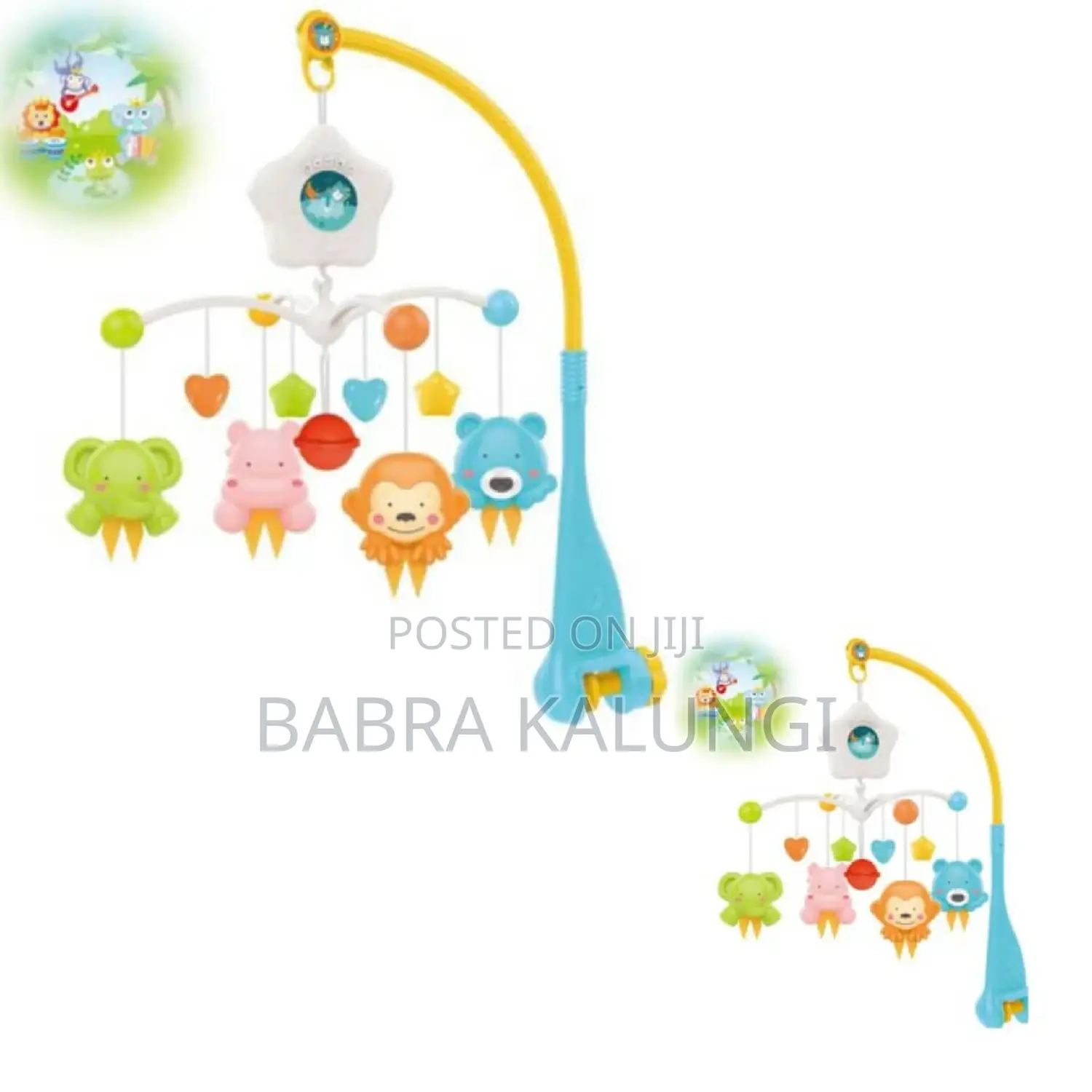 Baby Crib Mobile Bed Bell With Projector and Relaxing Music