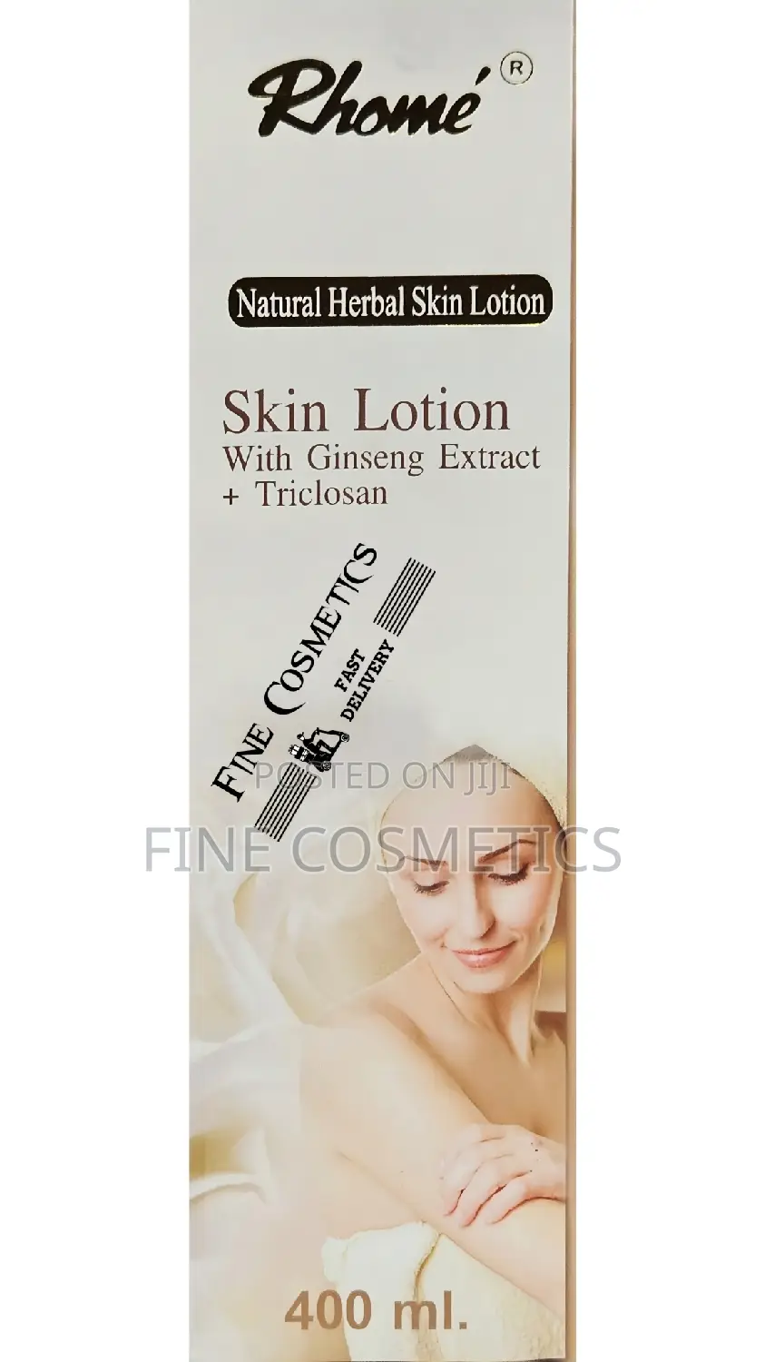 Rhome Natural Herbal Skin Lotion With Ginseng Extracts. 400G