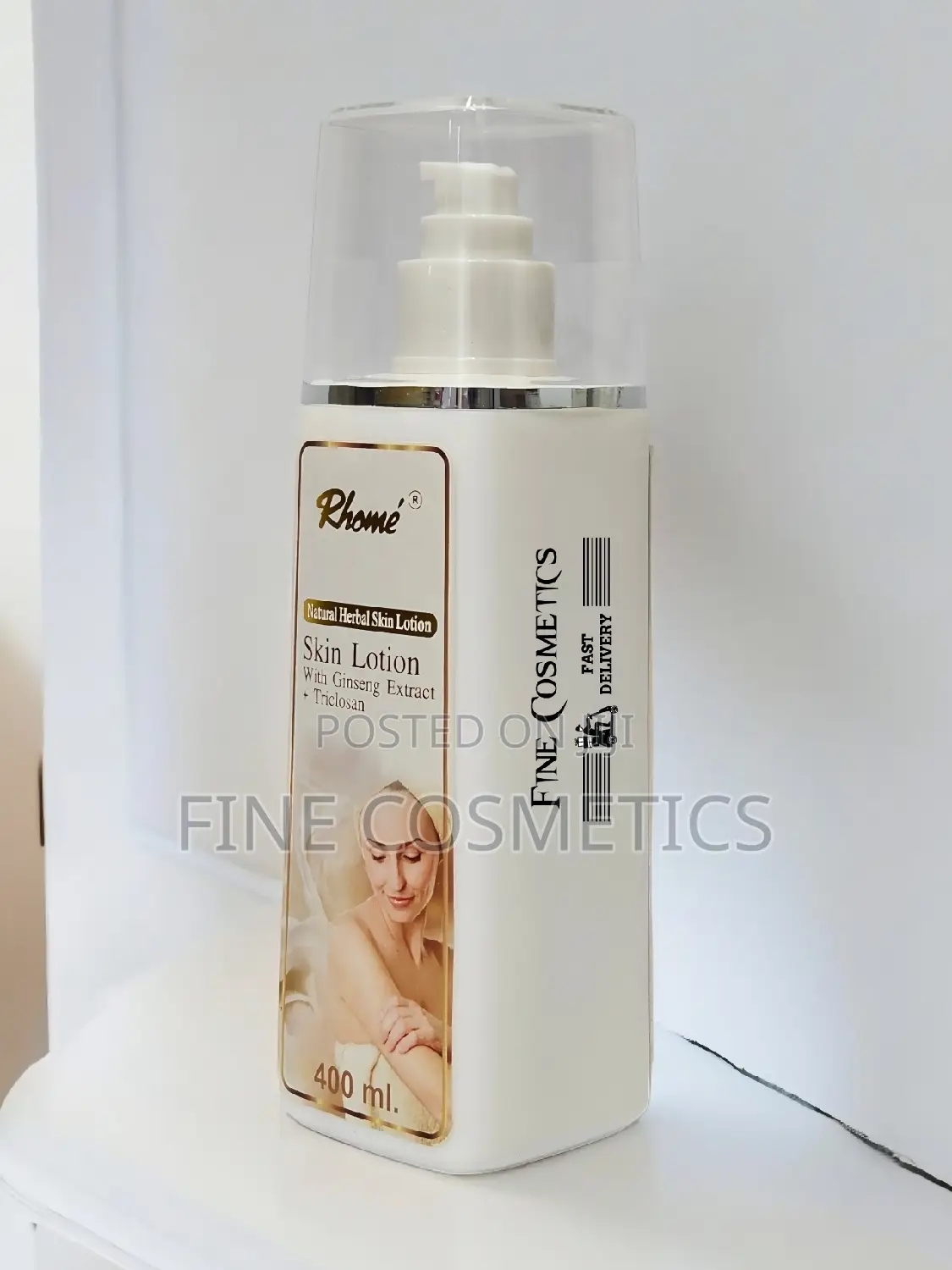 Rhome Natural Herbal Skin Lotion With Ginseng Extracts. 400G
