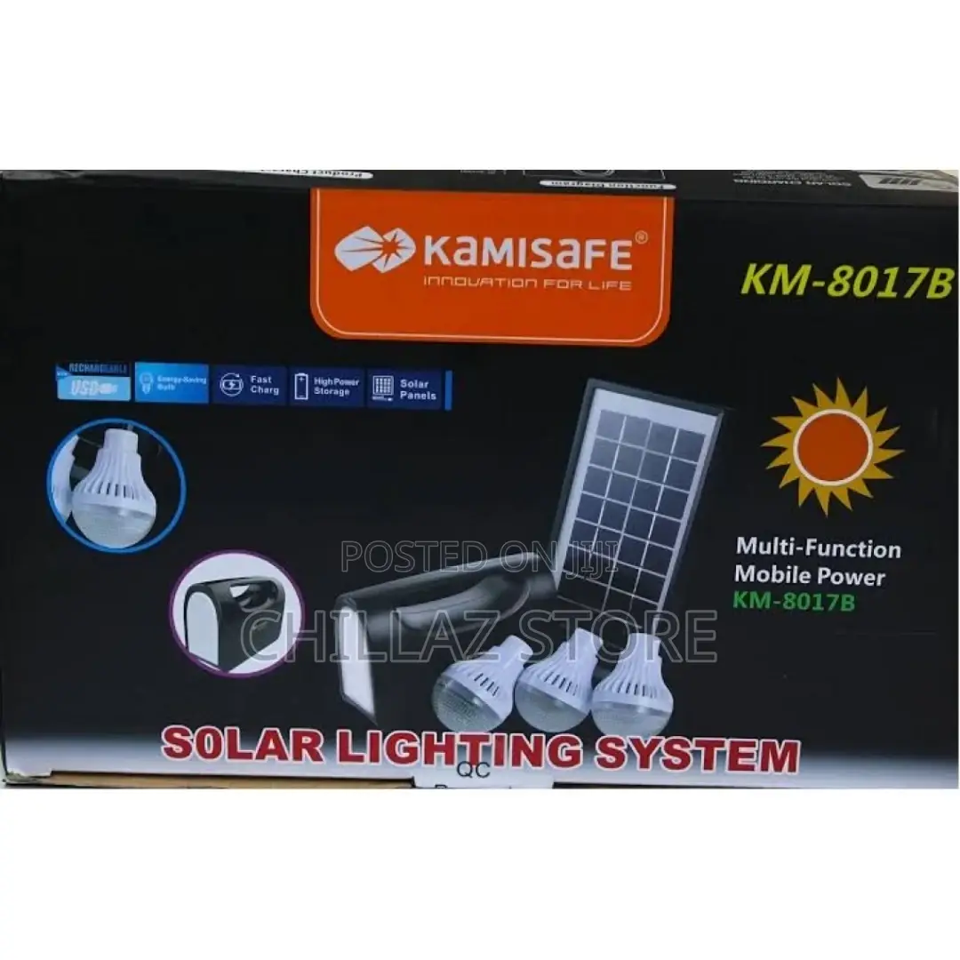 Kamisafe KM-8017 Lighting Solar Kit –
