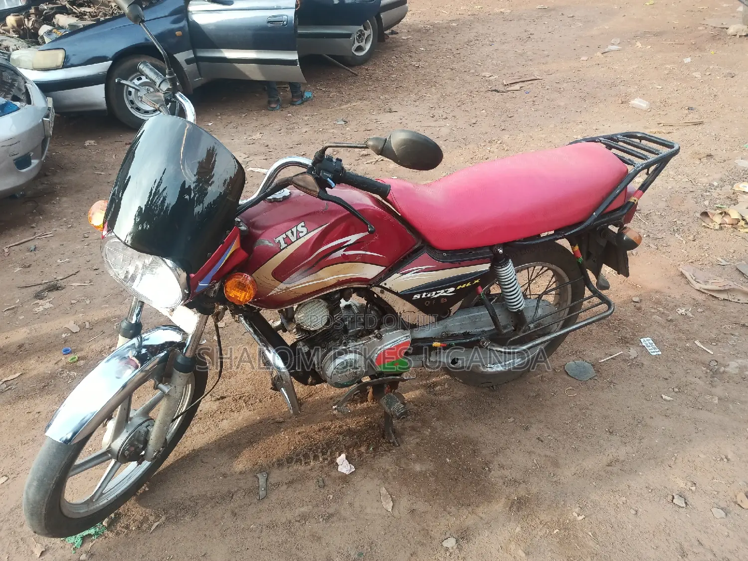 TVS XL 100 2014 Red