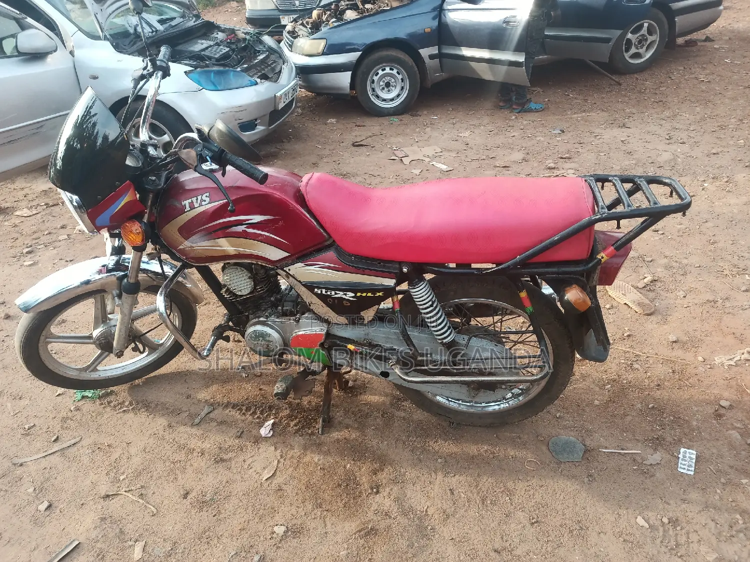 TVS XL 100 2014 Red