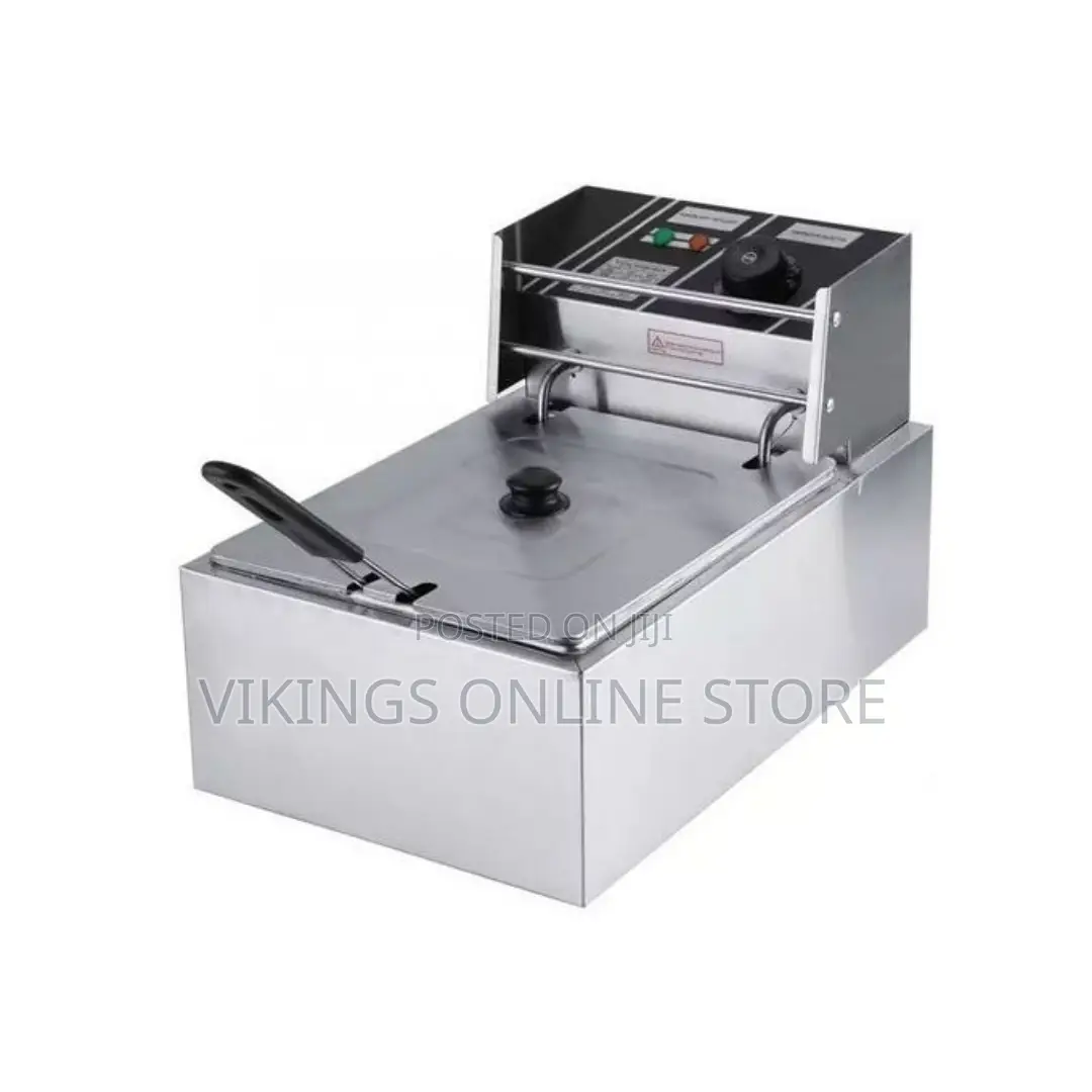6 Litre Commercial Deep Fryer - Silver