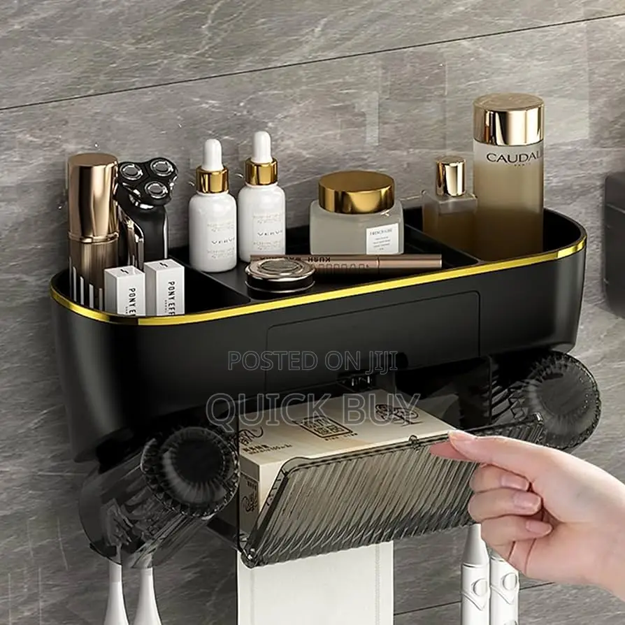 New Toothbrush Holder and Toothpaste Holder