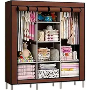 Brand Portable Clothes Wardrobe.. Purple Or Maroon