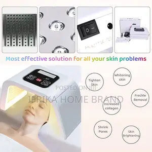 7 in 1 Colors LED Facial Skin Mask Red Light Face Therapy