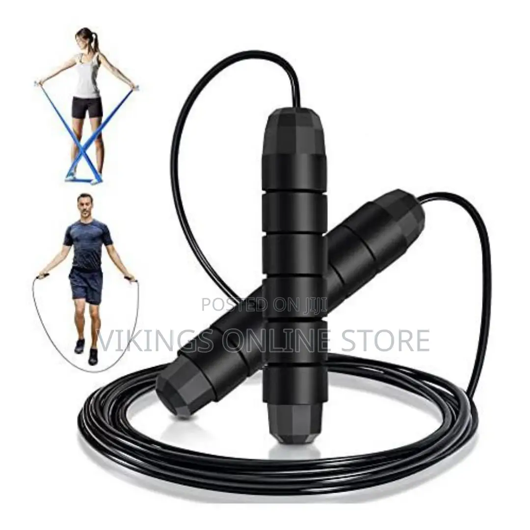 Firm Grip Skipping Rope - Black