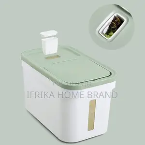 Cereal Rice Container Box With Lid for Kitchen Storage Rice