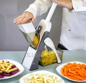 Safe Slice Mandoline Slicer, Dicer for Vegetable Meal