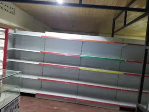 Supermarkets Shelves Set With 4 Doubles and 2 Front at 7m