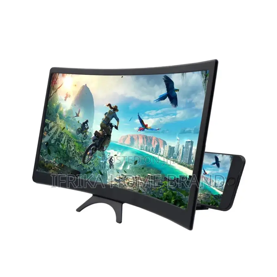 12 Inch Curved Phone Screen Amplifier Phone Magnifying Glass