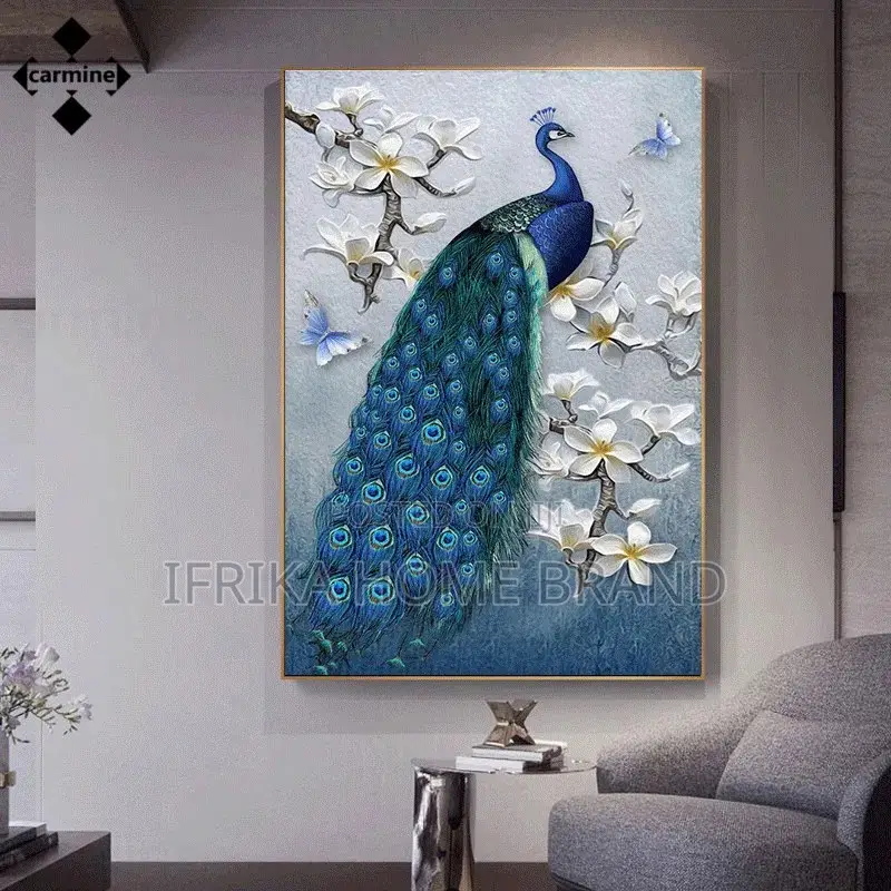 Home Decor Peacock Wall Art Painting Wall Poster Noble