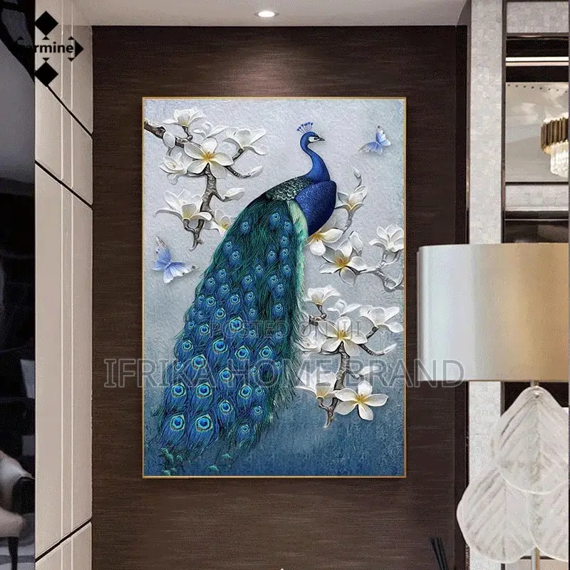 Home Decor Peacock Wall Art Painting Wall Poster Noble